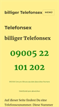 Mobile Screenshot of billiger-telefonsex.net